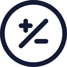 plus minus circle icon