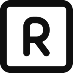 r movie rating icon