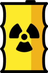 radioactive waste emoji