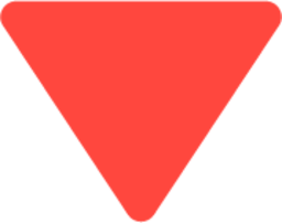 red triangle pointed down emoji