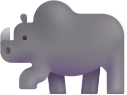 rhinoceros emoji