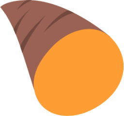 roasted sweet potato emoji