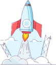 rocket illustration