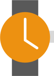 round watch icon