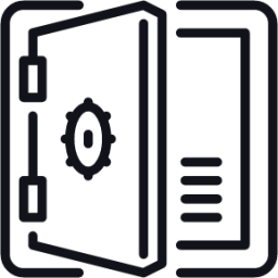 safe opened icon