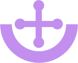 Semi-Circled Cross Pommee emoji