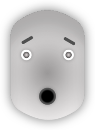 shocked face icon