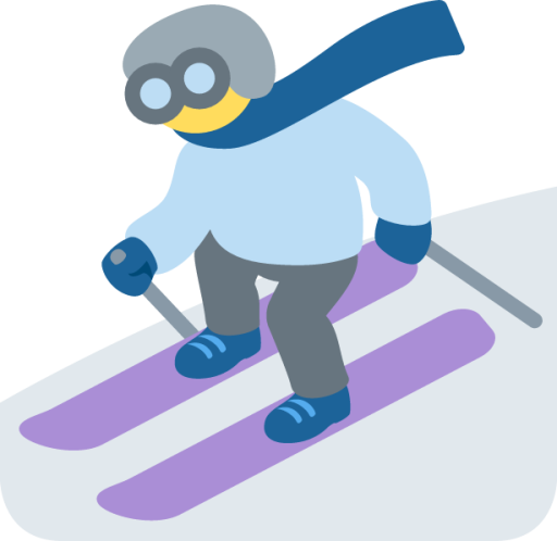 skier emoji