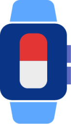 smart watch pills icon