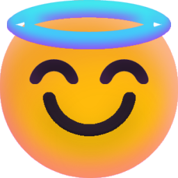 Smiling Face with Halo emoji