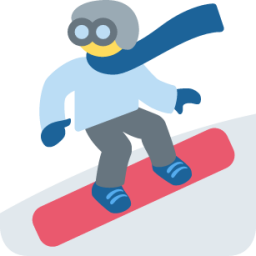 snowboarder emoji