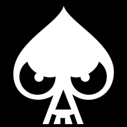 spade skull icon