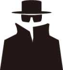 spy silhouette emoji