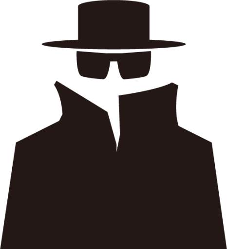 spy silhouette emoji