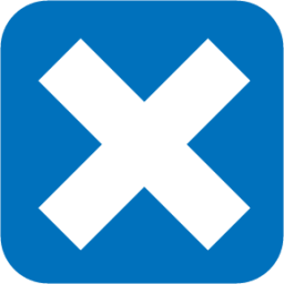 squared saltire sign emoji