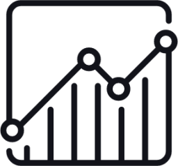 stats lines icon