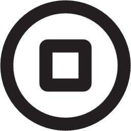 stop circle outline icon