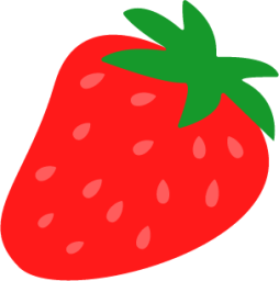 strawberry emoji