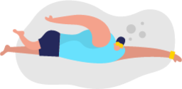 Swimming illustration