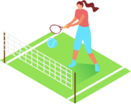 Tennis illustration