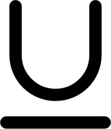 text underline icon