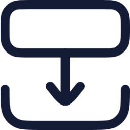 transition bottom icon