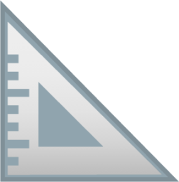 triangular ruler emoji