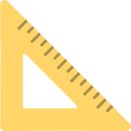 triangular ruler emoji