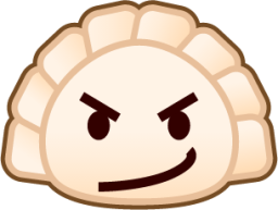 triumph (dumpling) emoji