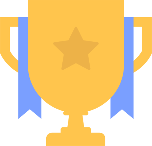 trophy prize medal icon