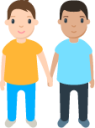 two men holding hands emoji