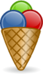 waffle ice cream icon