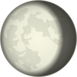 waning gibbous moon emoji