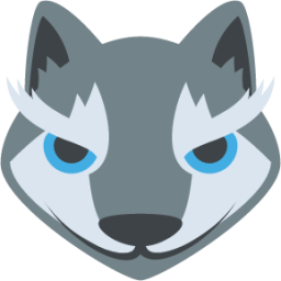 wolf face emoji