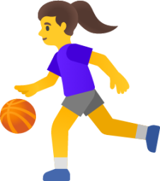 woman bouncing ball emoji