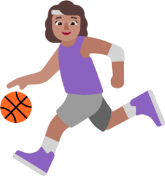 woman bouncing ball medium emoji