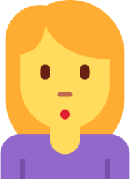 woman pouting emoji