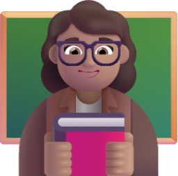 woman teacher medium emoji