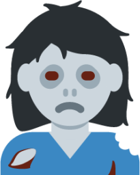 woman zombie emoji