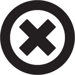 x circle icon