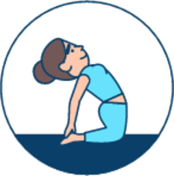 Yoga position illustration