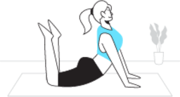 Yoga position illustration