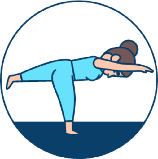 Yoga position illustration