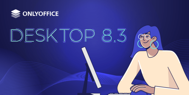 ONLYOFFICE Desktop Editors v8.3 lanzado: nuevos formatos compatibles, sellos PDF, Fusionar formas, menú contextual para pestañas y ventanas, y más