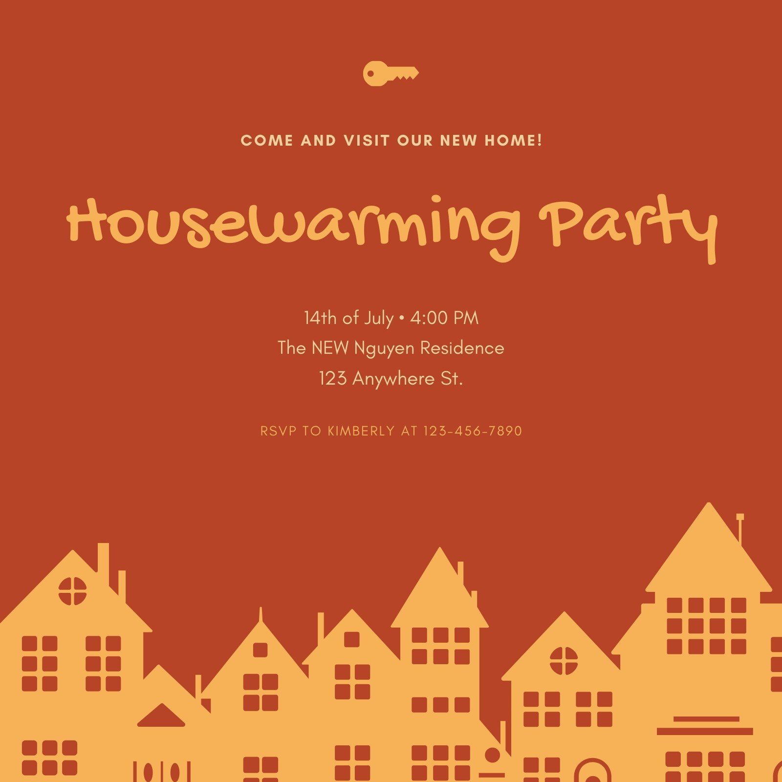 Design Your Own Custom Housewarming Invitations - Canva