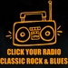 Click Your Radio - CYR Classic Rock & Blues Logo