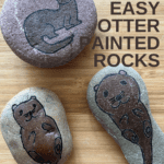 otter painted rocks