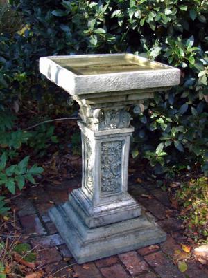 Photo of Rococo Stone Birdbath