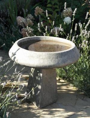 Photo of Pure and Simple Stone Birdbath