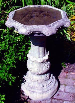 Photo of Classical Stone Birdbath Ornate